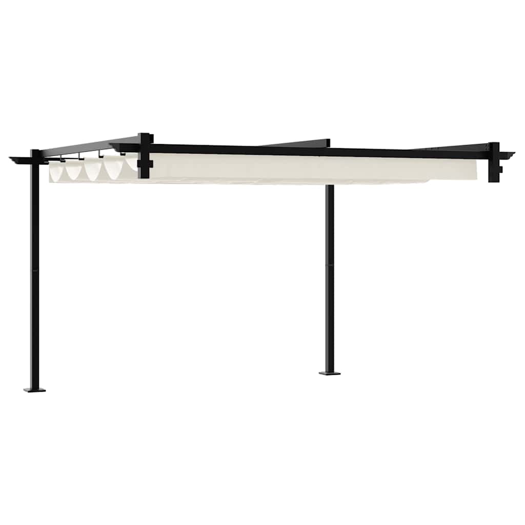 Wall Mounted Gazebo Cream Steel