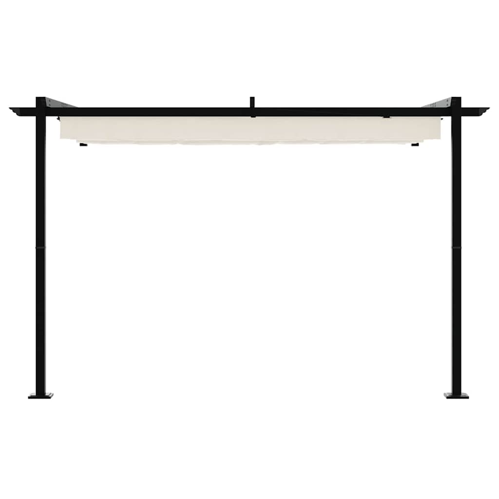 Wall Mounted Gazebo Cream Steel