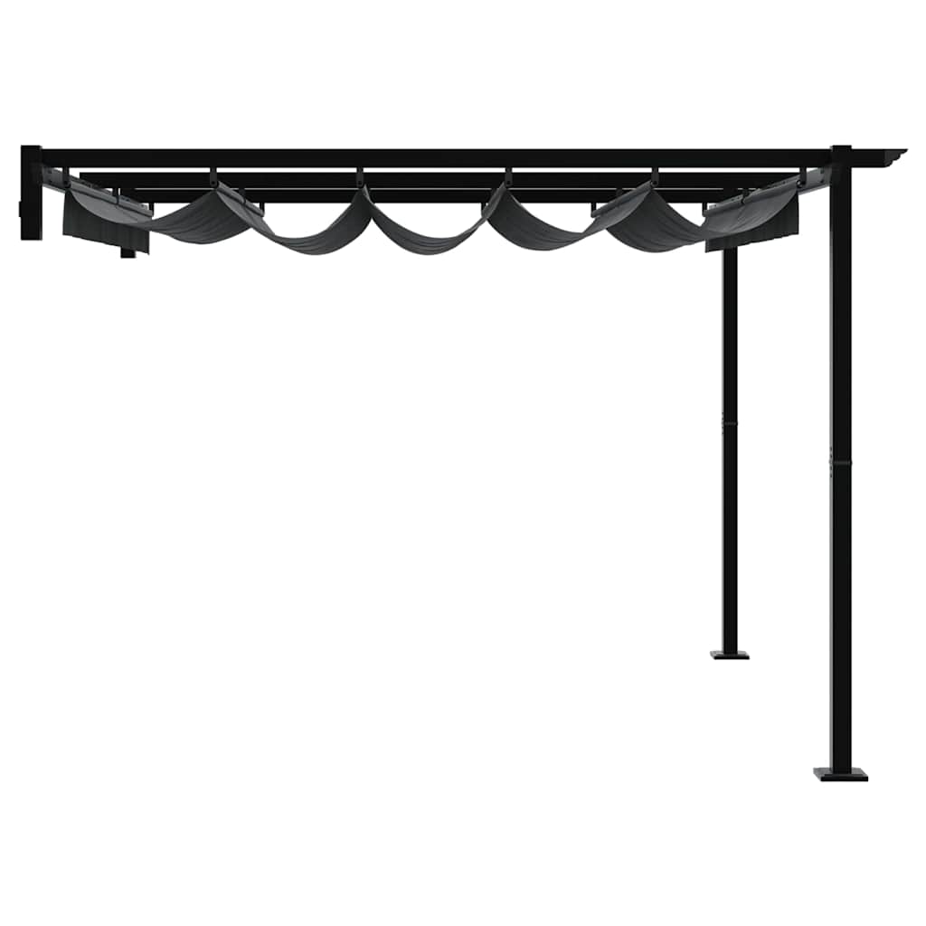 Wall Mounted Gazebo Anthracite Steel
