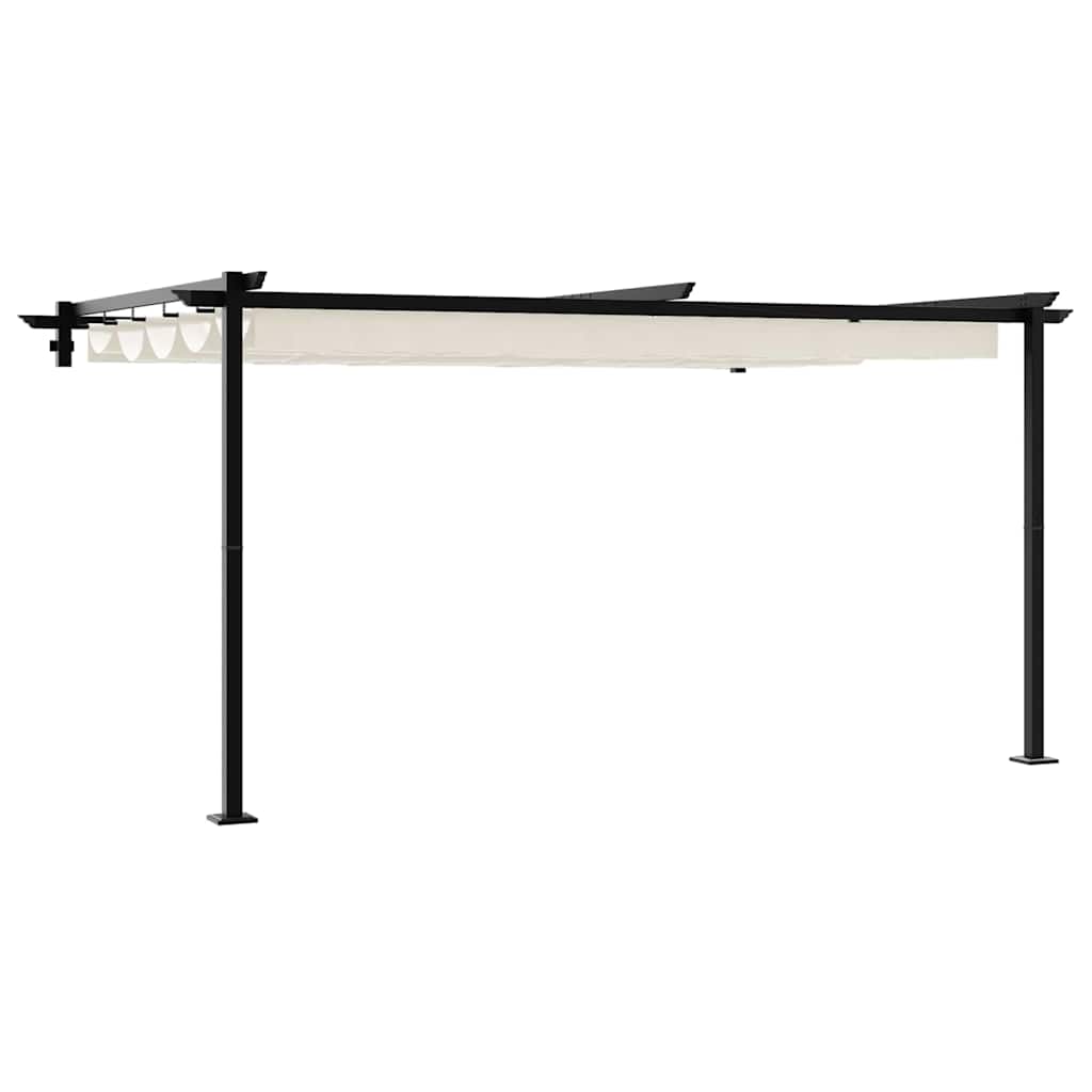 Wall Mounted Gazebo Cream Steel