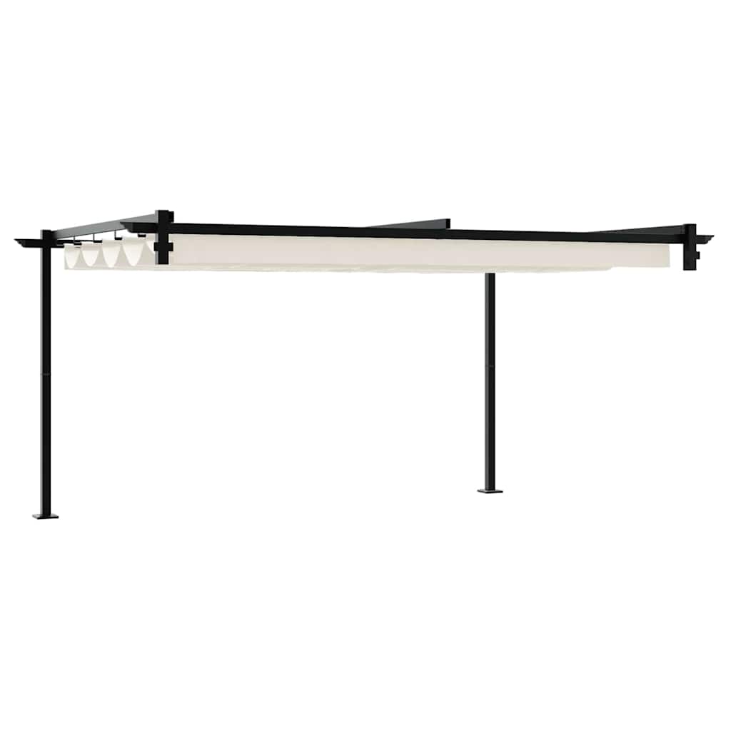 Wall Mounted Gazebo Cream Steel