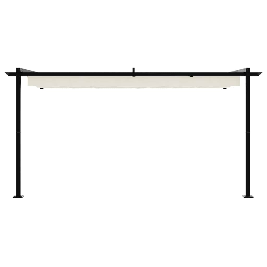 Wall Mounted Gazebo Cream Steel