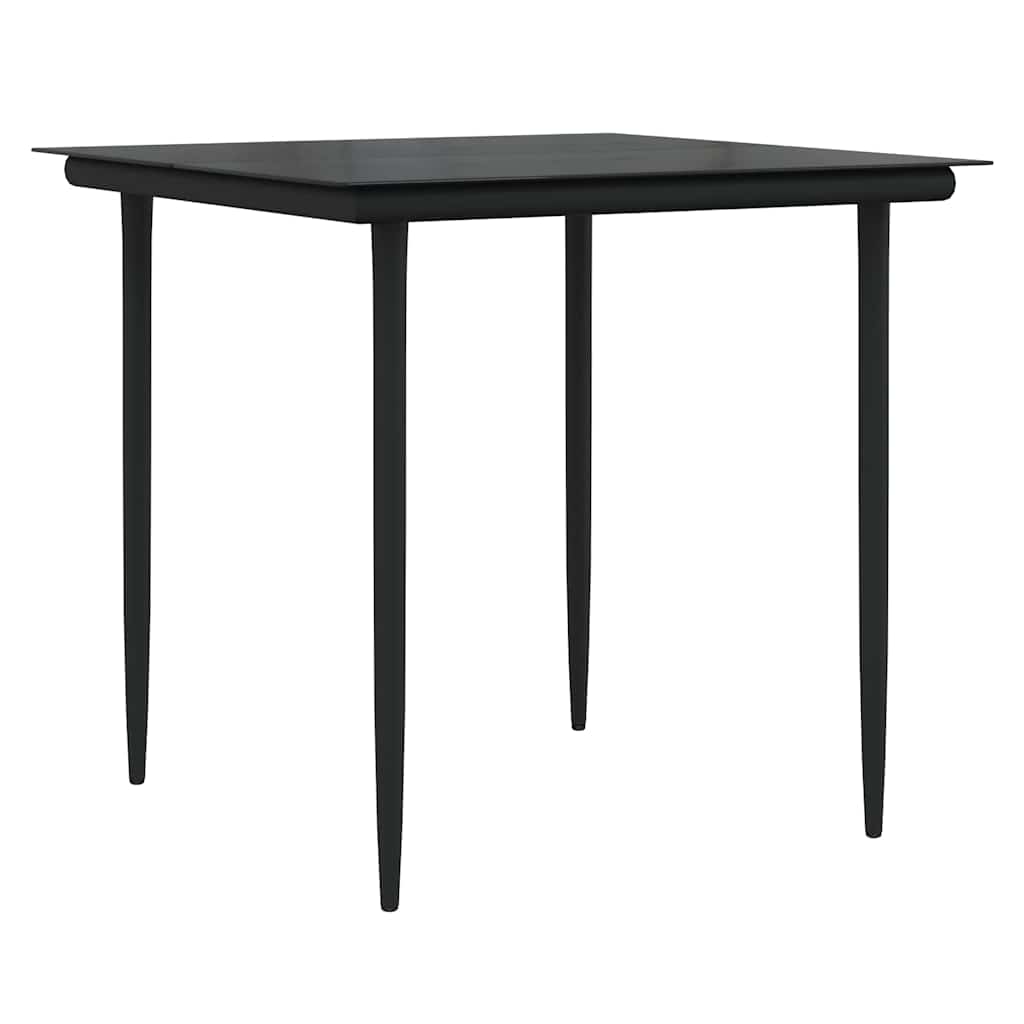 Garden Dining Set with Cushion 5 pcs Grey Poly Rattan