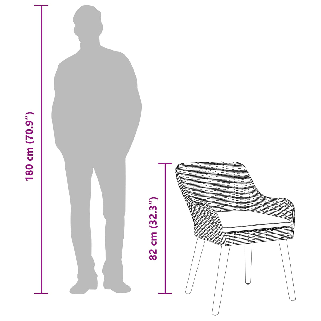 Garden Dining Set with Cushion 5 pcs Light Grey Poly Rattan