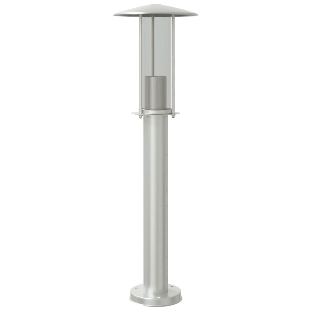 Outdoor Floor Lamp Silver 60 cm Stainless Steel