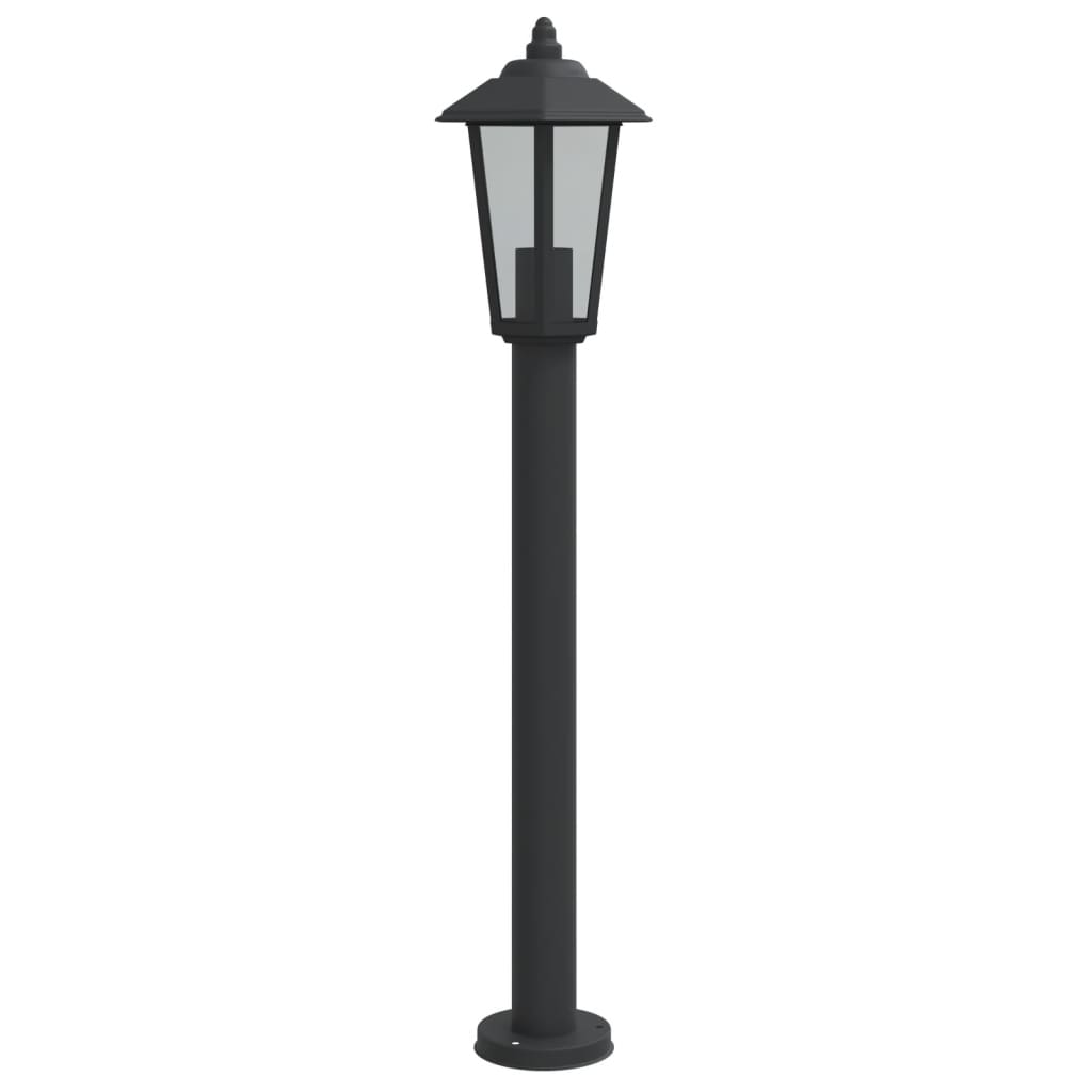 Outdoor Floor Lamp Black 80 cm Stainless Steel