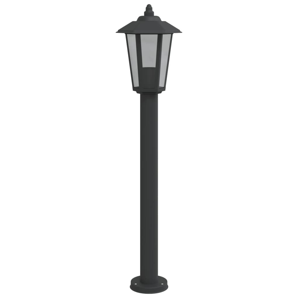 Outdoor Floor Lamp Black 80 cm Stainless Steel