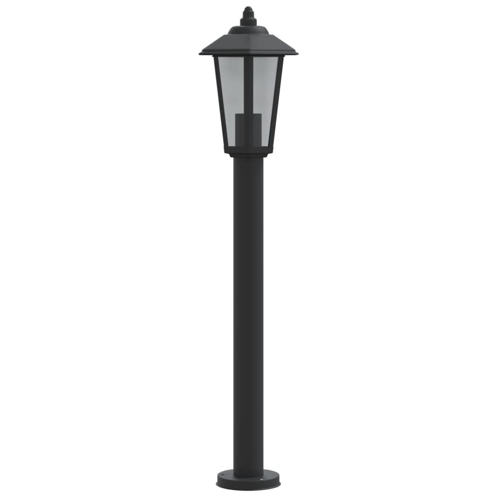 Outdoor Floor Lamp Black 80 cm Stainless Steel