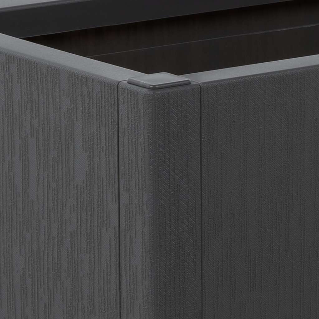 Garden Planter Dark Grey 80x36x35 cm PP