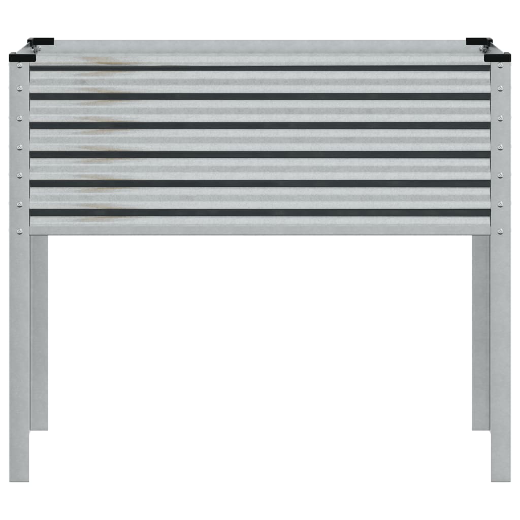 Garden Planter 100x45x90 cm Galvanised Steel