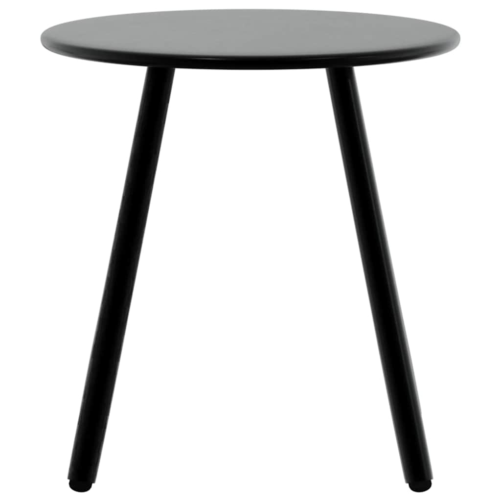 Garden Chair Set 3 pcs Black Poly Rattan