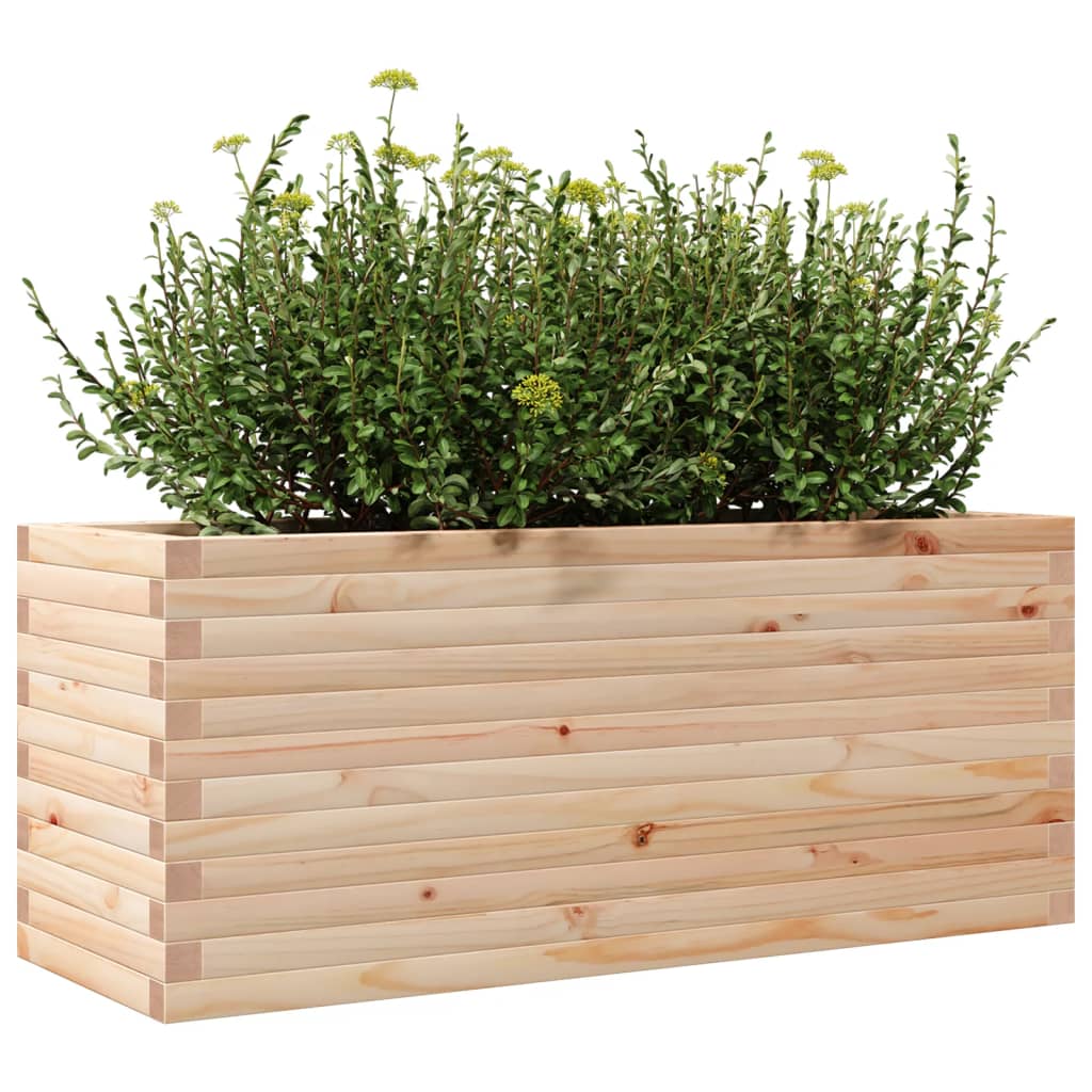 Garden Planter 110x40x45.5 cm Solid Wood Pine