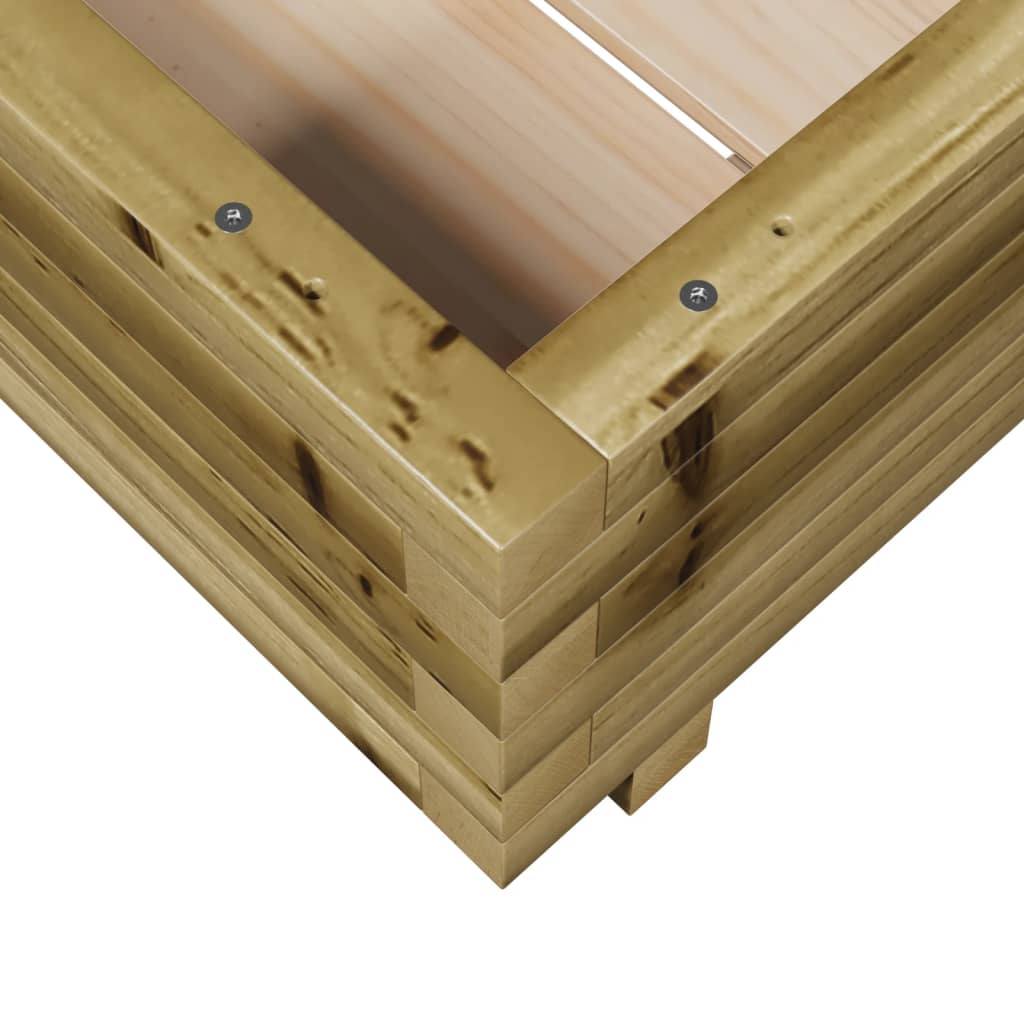 Garden Planter 50x50x26.5 cm Impregnated Wood Pine