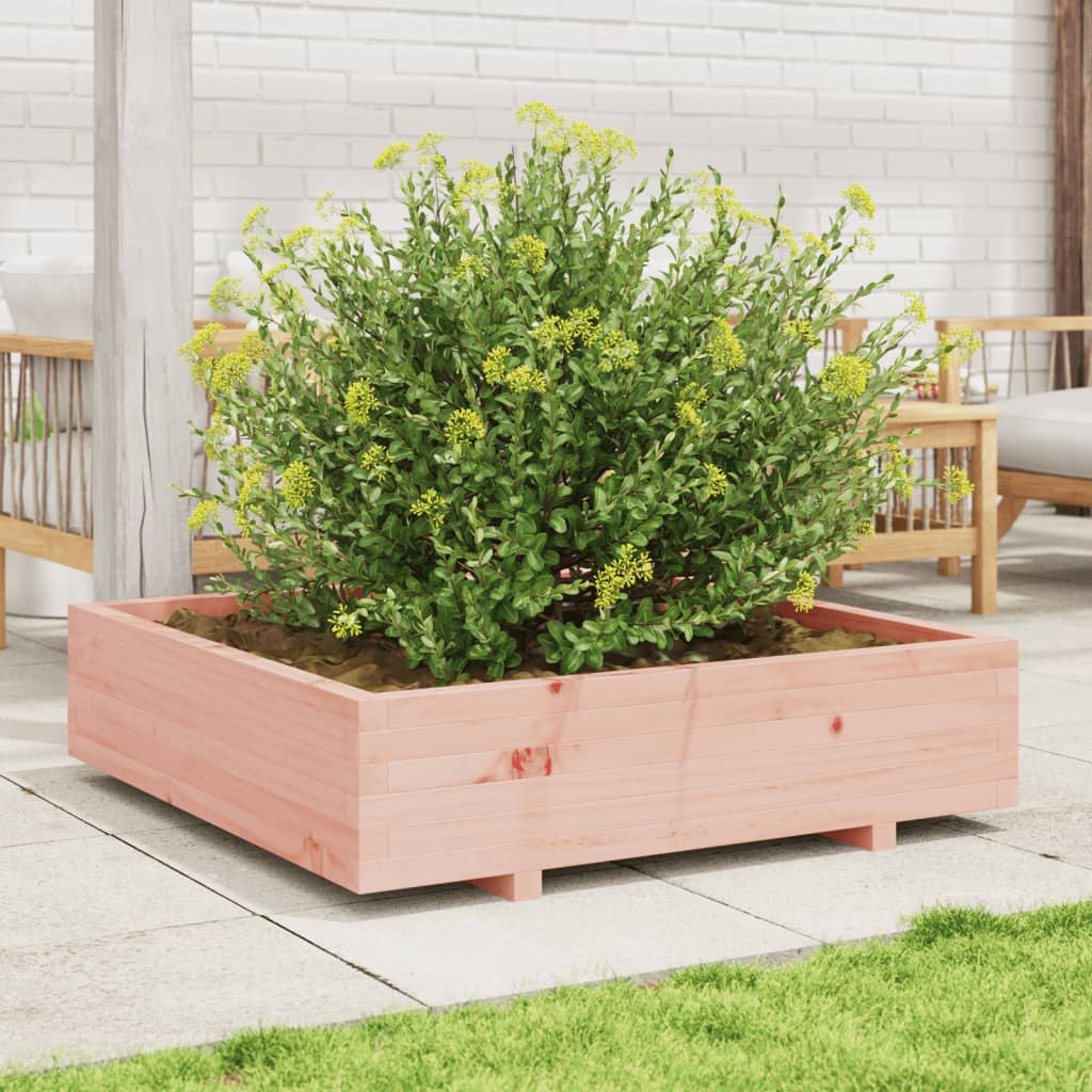 Garden Planter 100x100x26.5 cm Solid Wood Douglas
