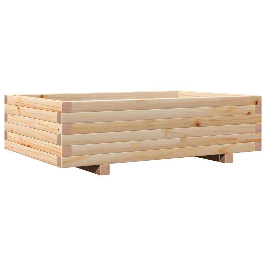 Garden Planter 90x60x26.5 cm Solid Wood Pine