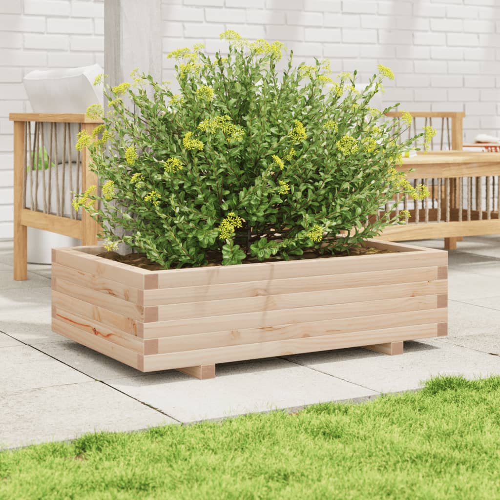 Garden Planter 90x60x26.5 cm Solid Wood Pine