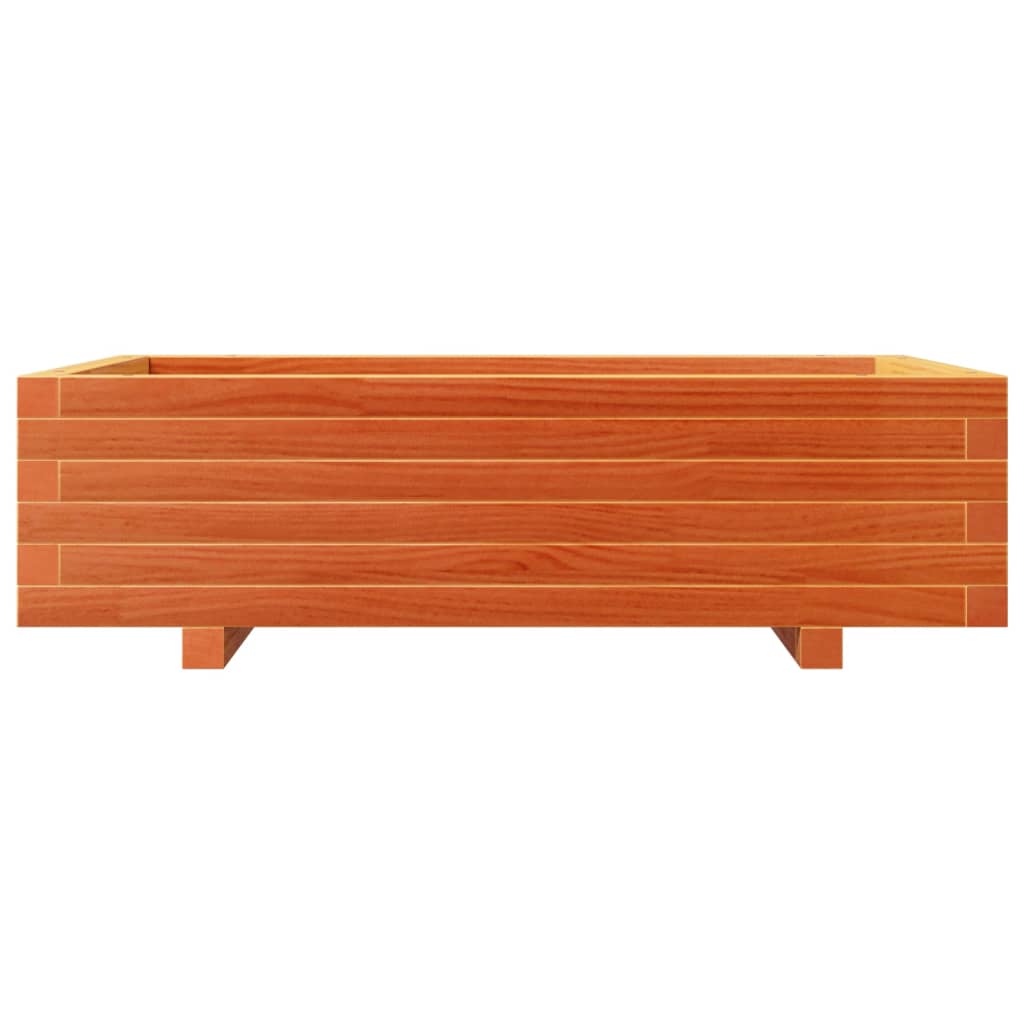 Garden Planter Wax Brown 90x60x26.5 cm Solid Wood Pine
