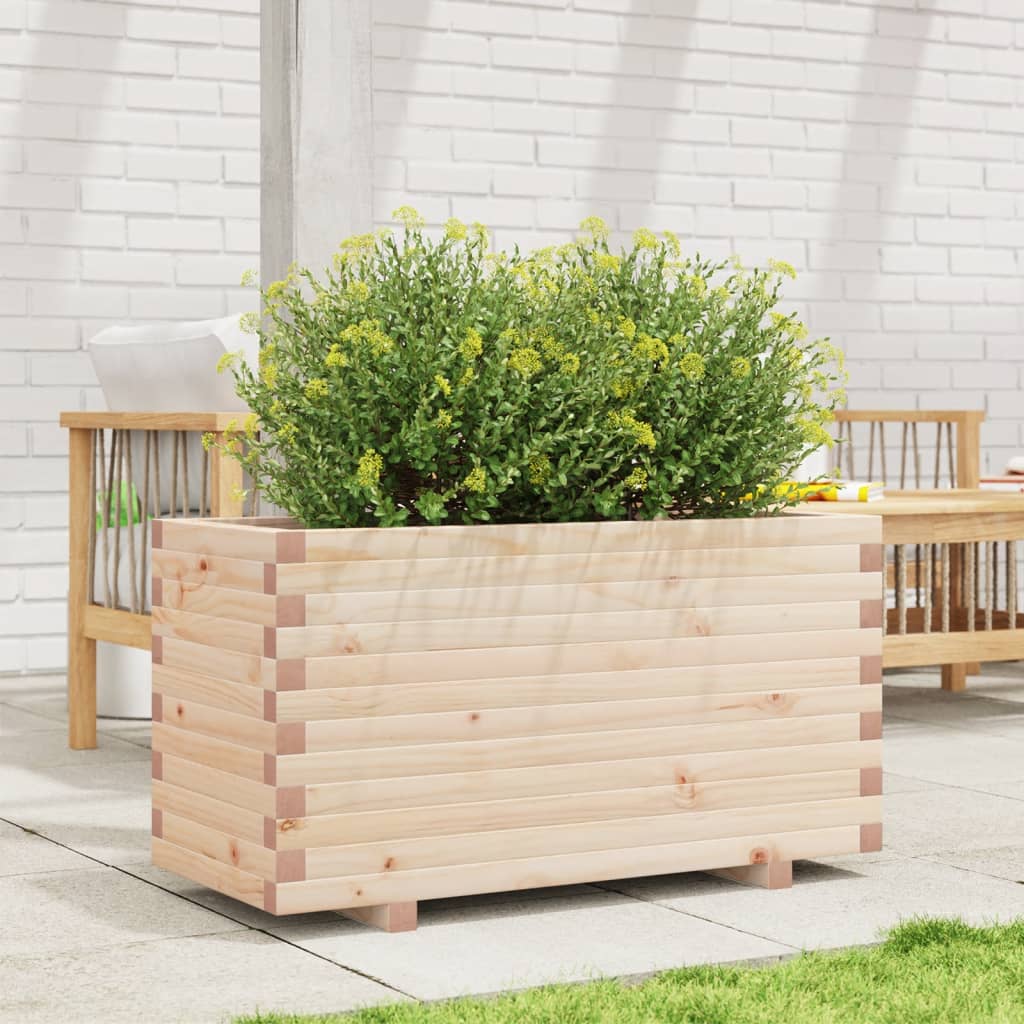 Garden Planter 90x40x49.5 cm Solid Wood Pine