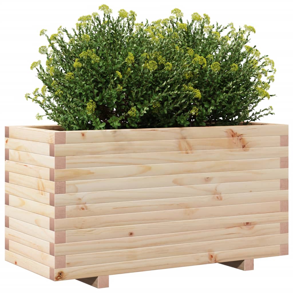 Garden Planter 90x40x49.5 cm Solid Wood Pine