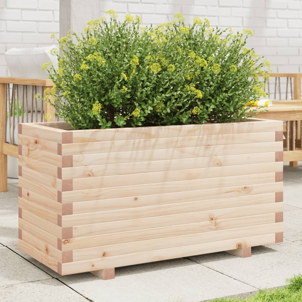 Garden Planter 90x40x49.5 cm Solid Wood Pine