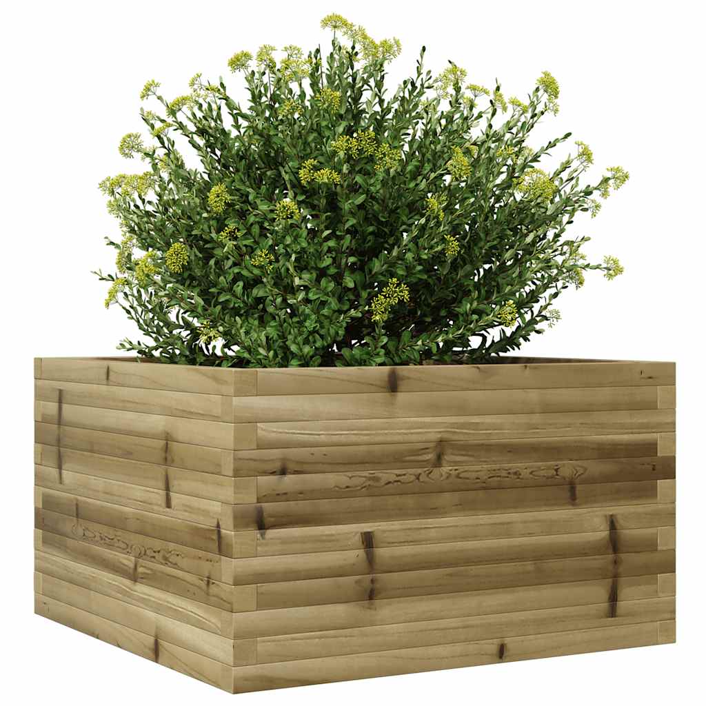 Garden Planter 80x80x46 cm Impregnated Wood Pine