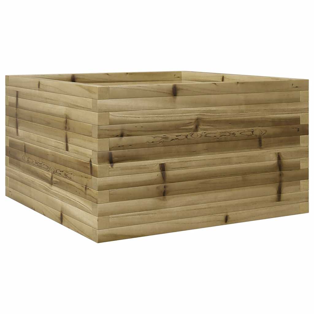 Garden Planter 80x80x46 cm Impregnated Wood Pine