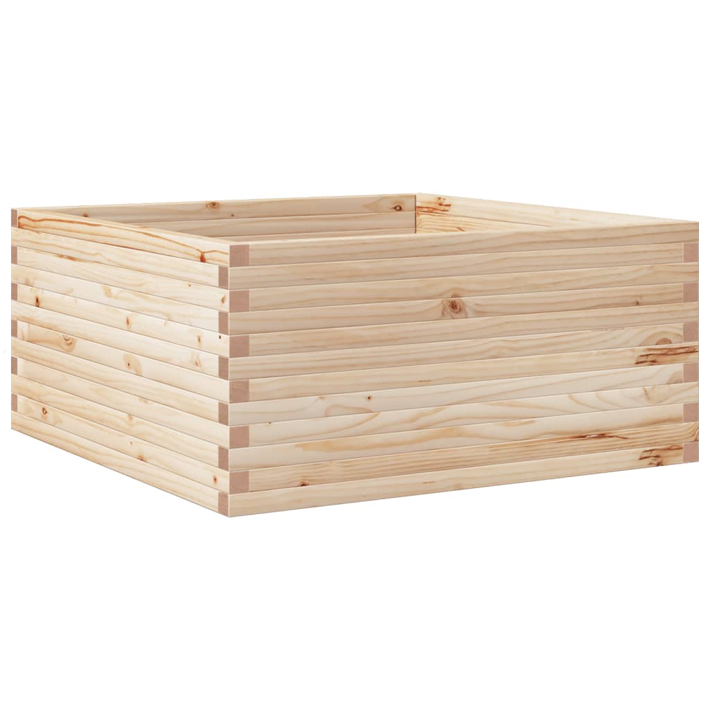 Garden Planter 100x100x46 cm Solid Wood Pine
