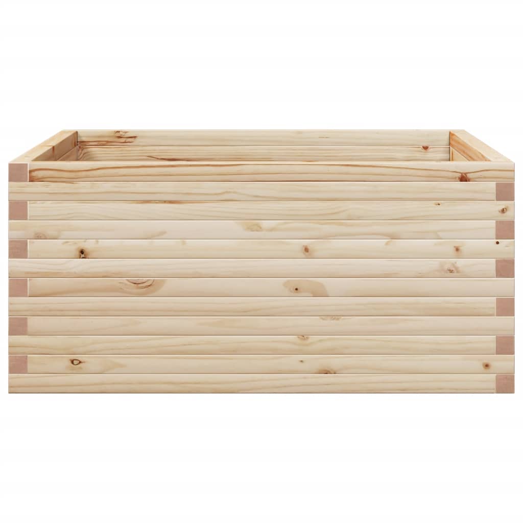 Garden Planter 100x100x46 cm Solid Wood Pine