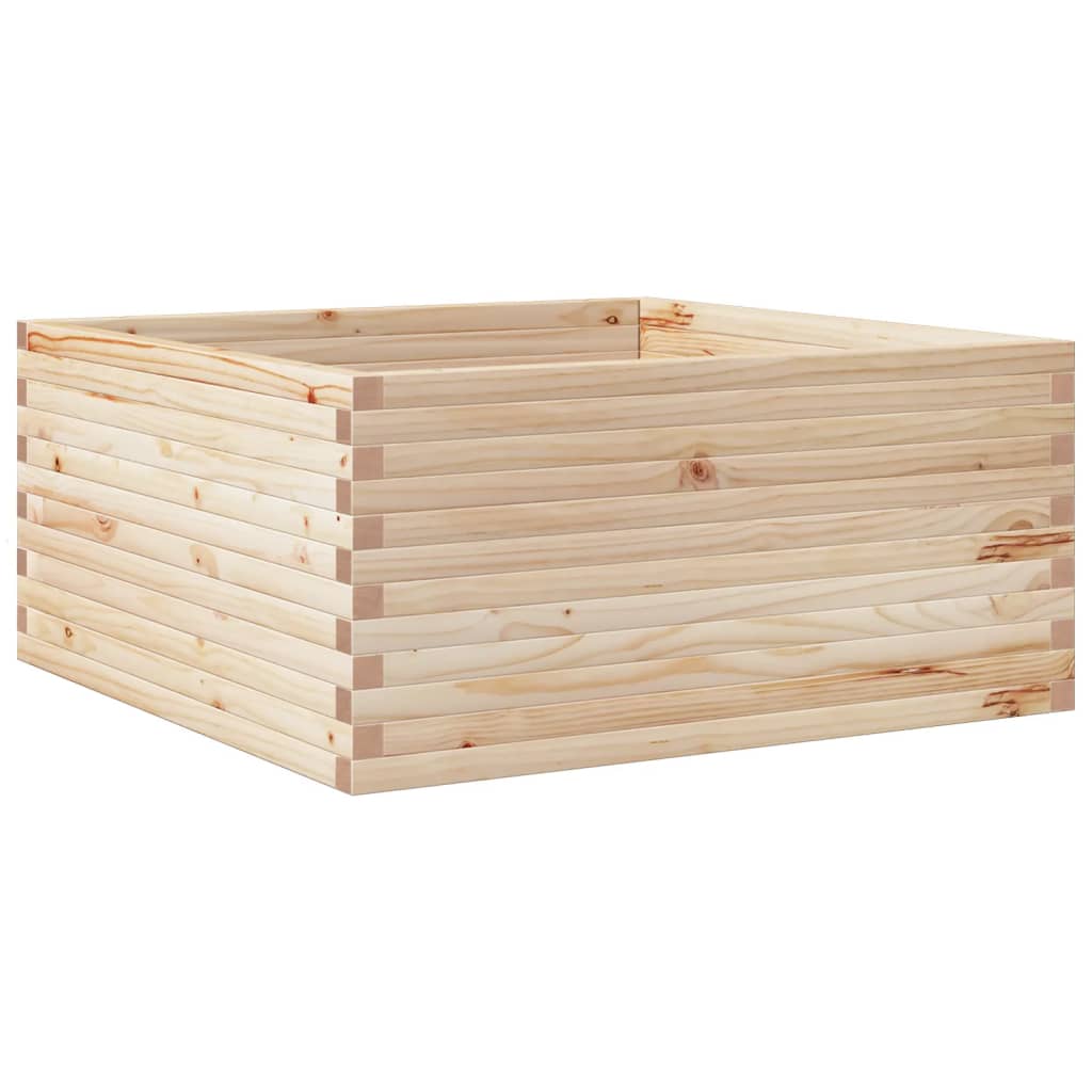 Garden Planter 100x100x46 cm Solid Wood Pine