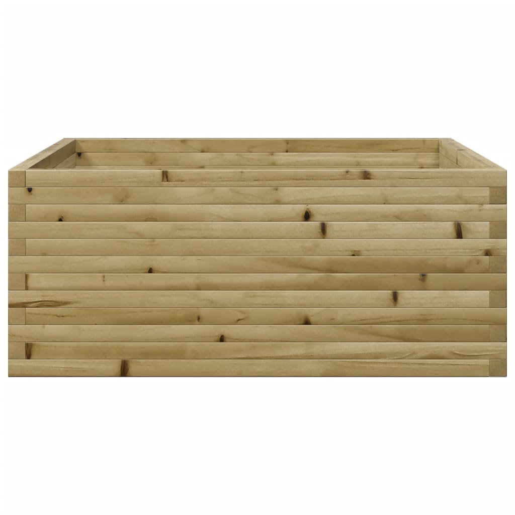 Garden Planter 110x110x46 cm Impregnated Wood Pine