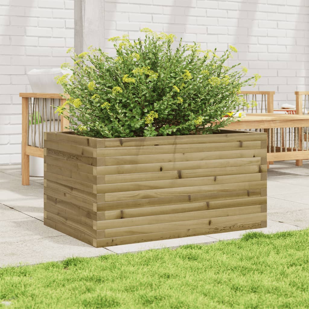 Garden Planter 90x60x46 cm Impregnated Wood Pine