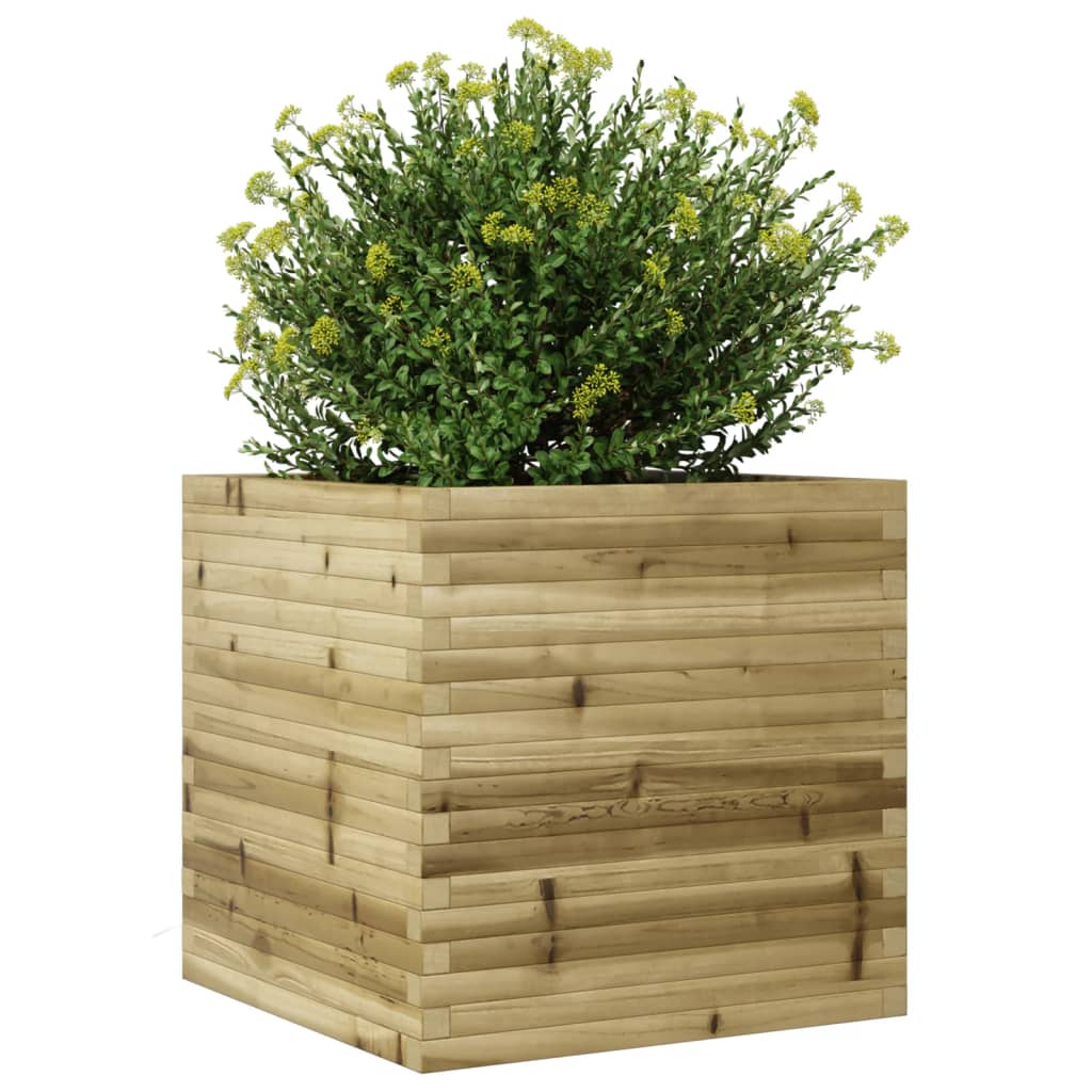 Garden Planter 70x70x68.5 cm Impregnated Wood Pine