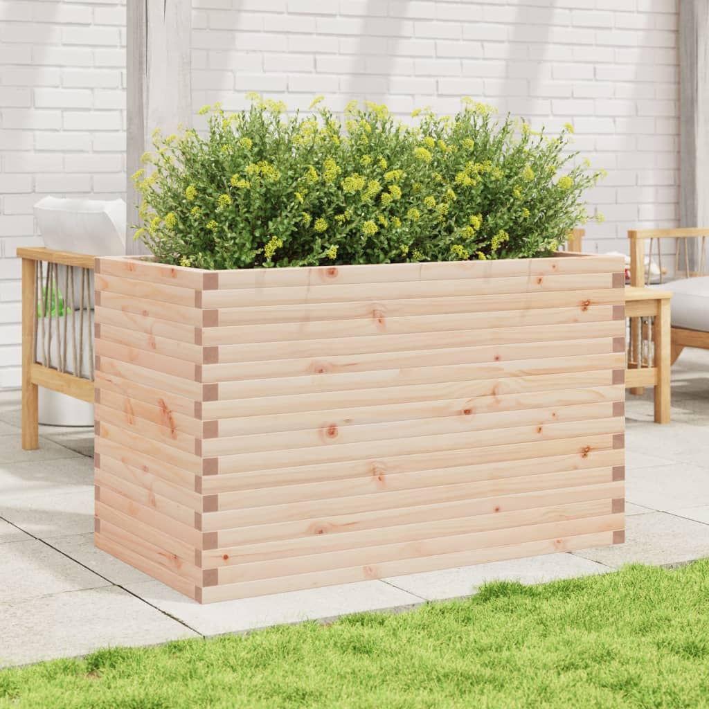 Garden Planter 110x60x68.5 cm Solid Wood Pine