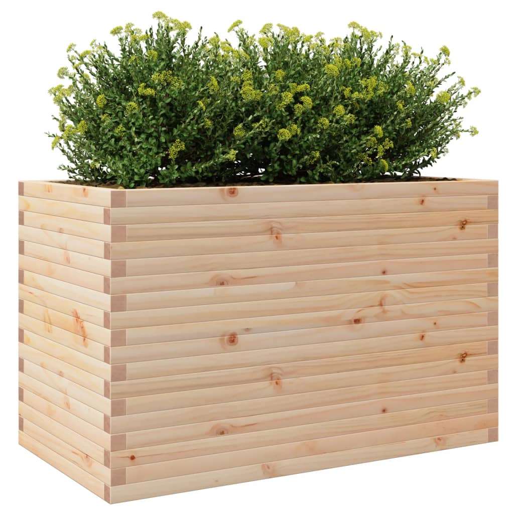 Garden Planter 110x60x68.5 cm Solid Wood Pine