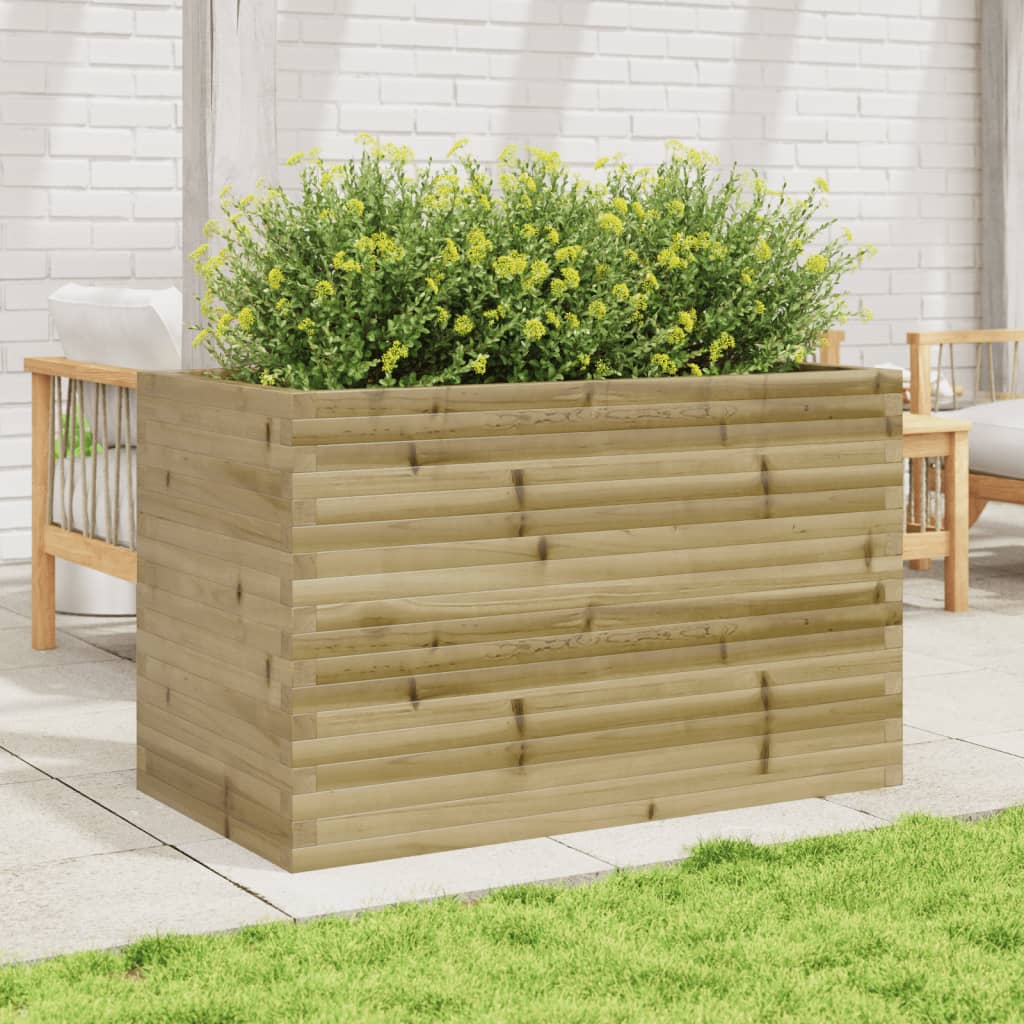 Garden Planter 110x60x68.5 cm Impregnated Wood Pine
