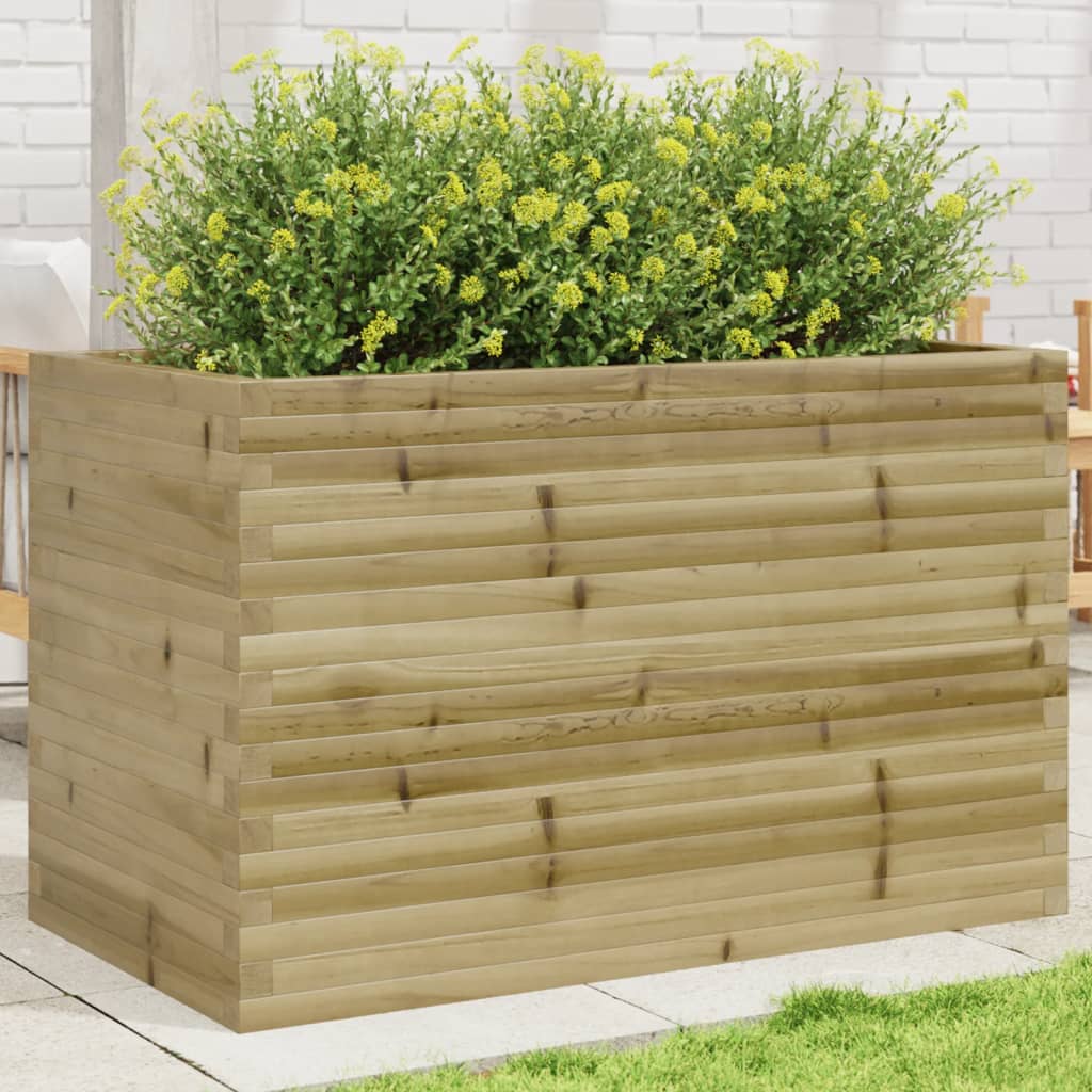 Garden Planter 110x60x68.5 cm Impregnated Wood Pine