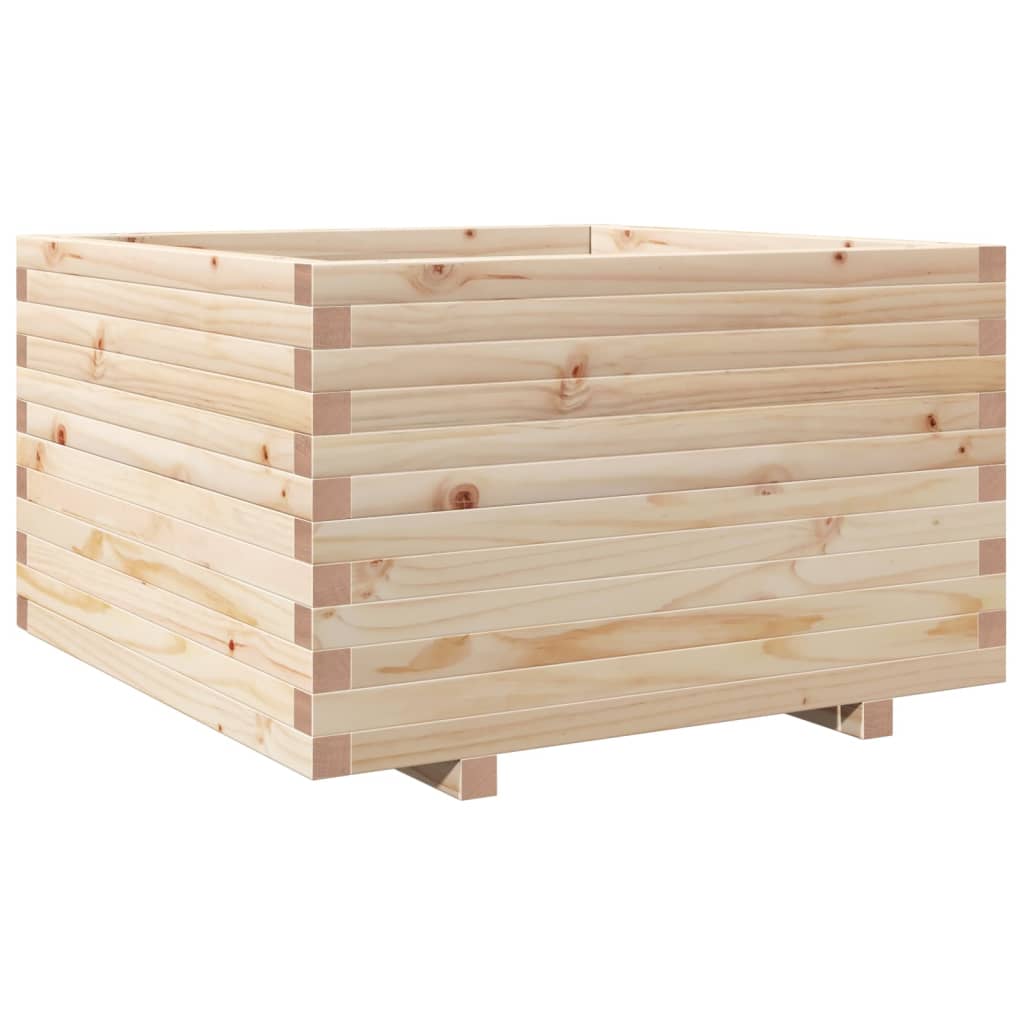 Garden Planter 80x80x49.5 cm Solid Wood Pine