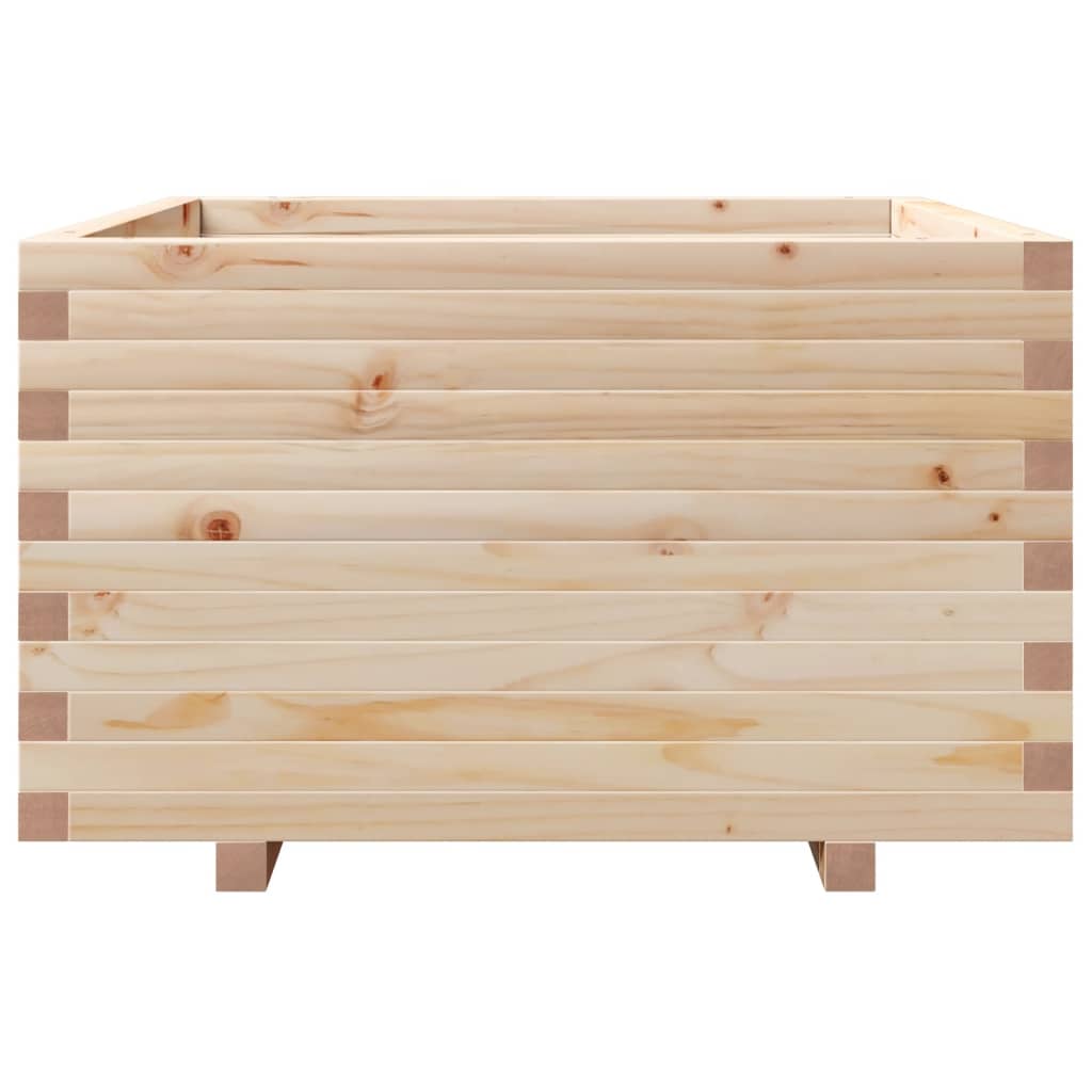 Garden Planter 80x80x49.5 cm Solid Wood Pine