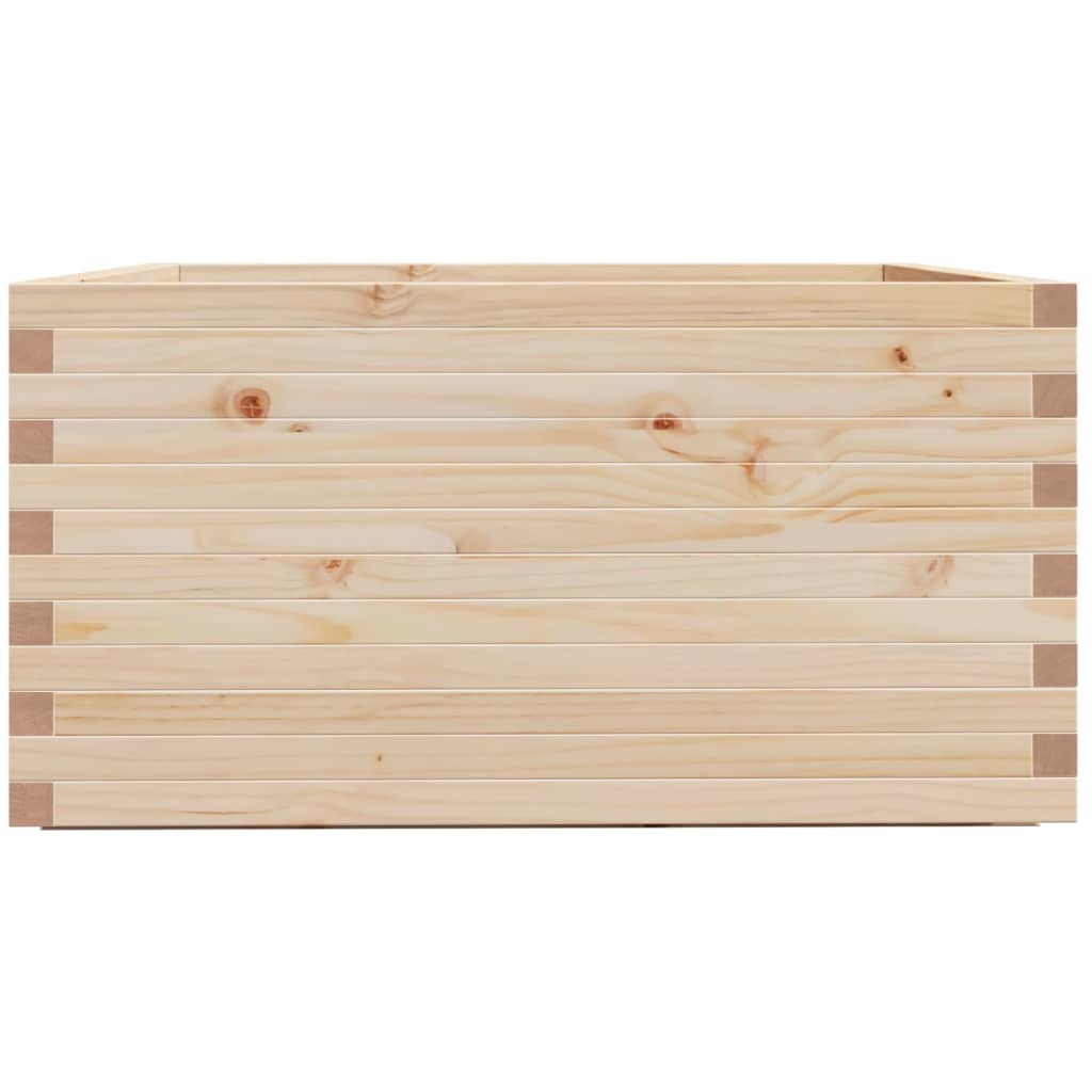 Garden Planter 90x90x49.5 cm Solid Wood Pine