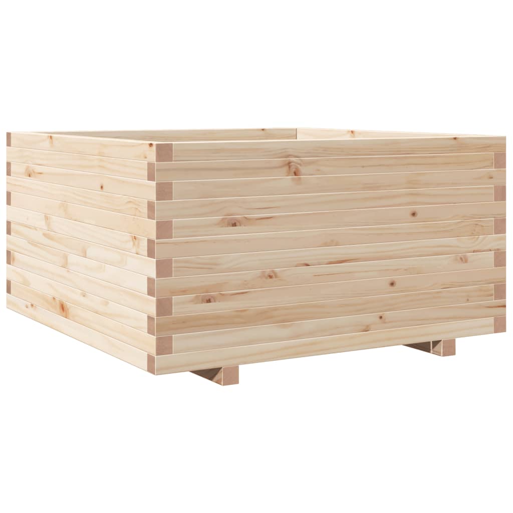 Garden Planter 90x90x49.5 cm Solid Wood Pine