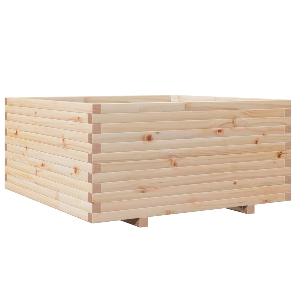 Garden Planter 100x100x49.5 cm Solid Wood Pine