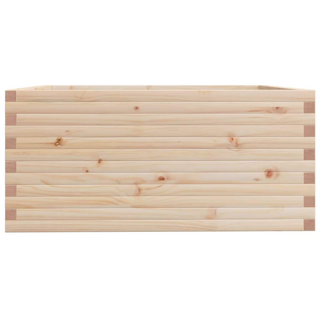 Garden Planter 100x100x49.5 cm Solid Wood Pine