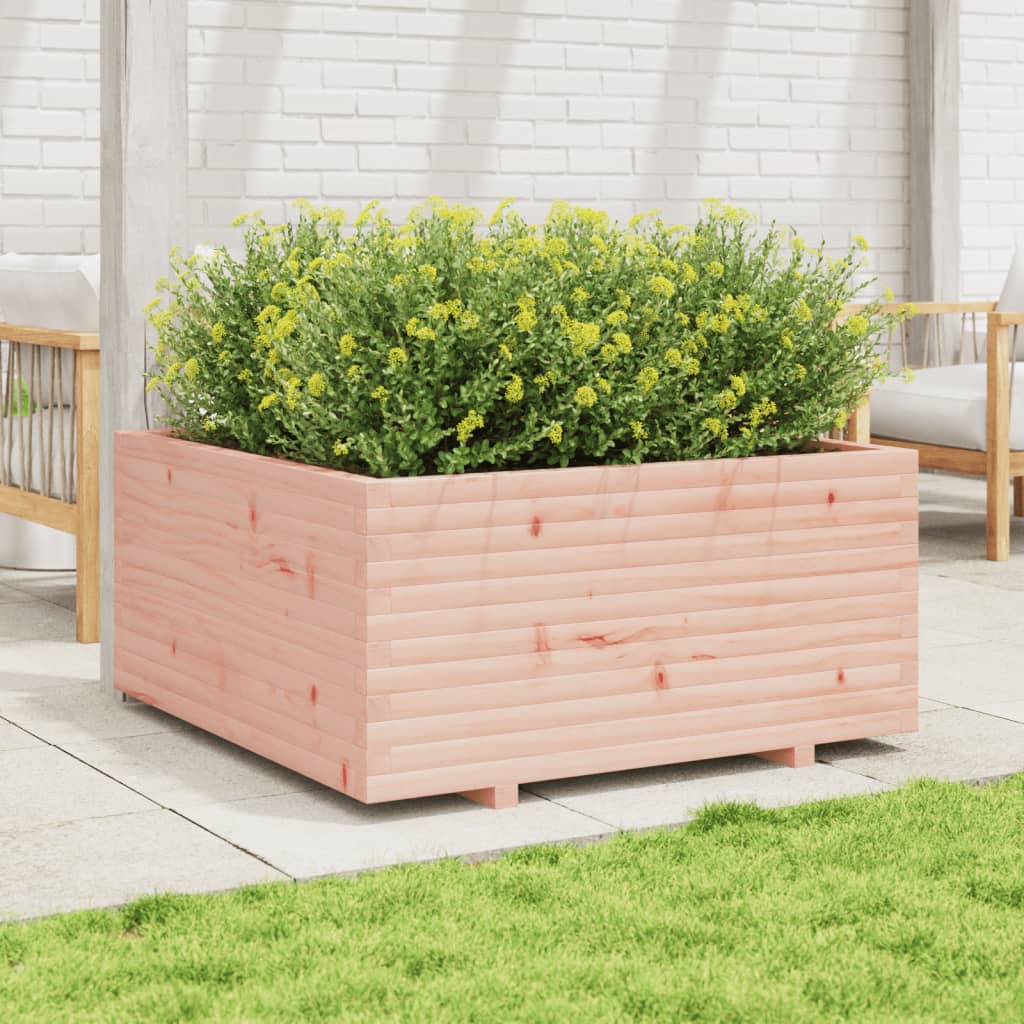 Garden Planter 100x100x49.5 cm Solid Wood Douglas