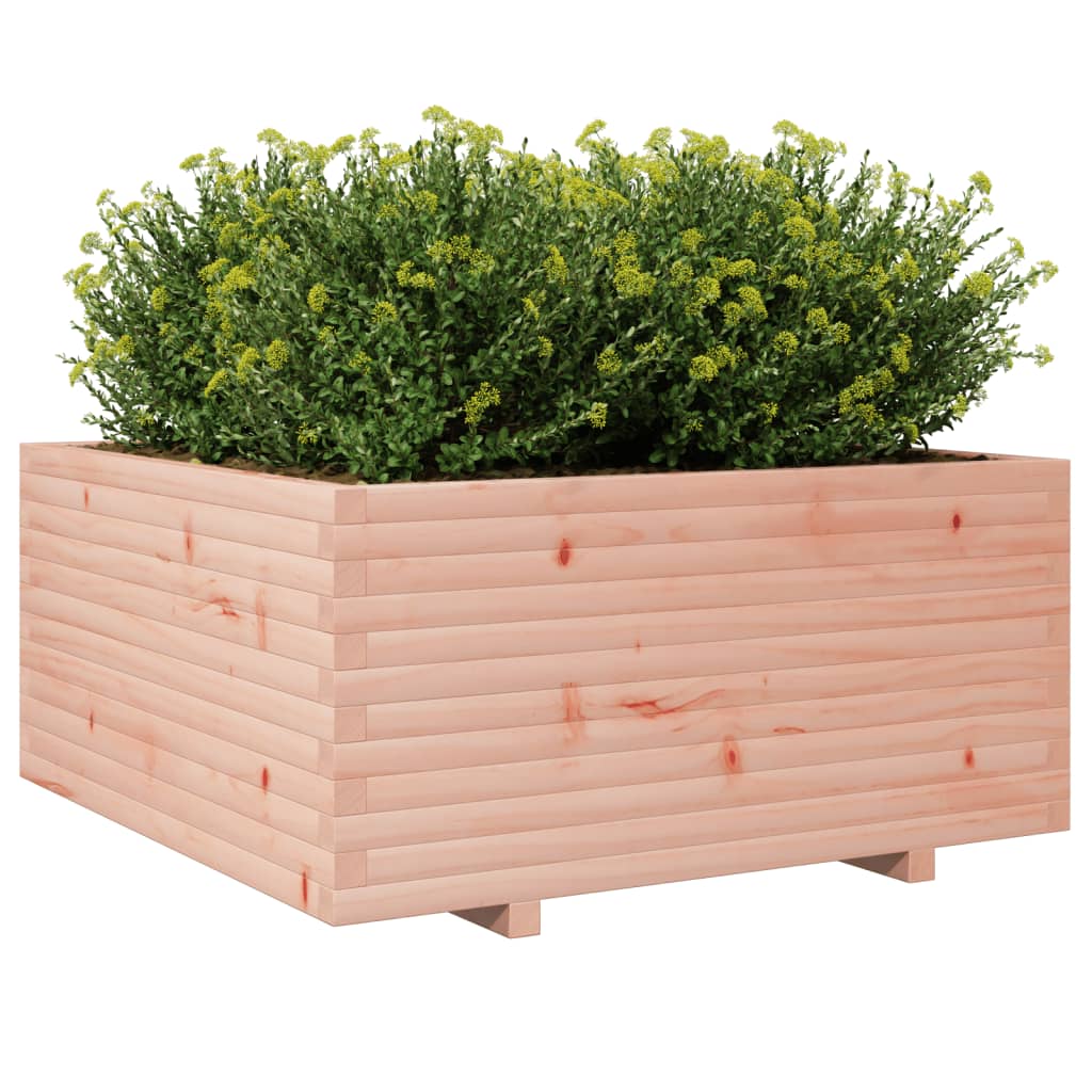 Garden Planter 100x100x49.5 cm Solid Wood Douglas