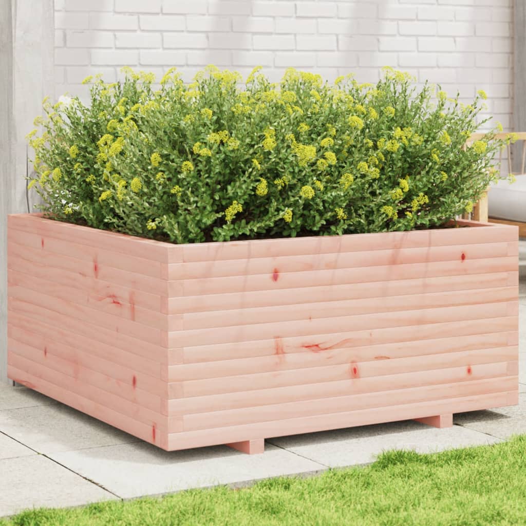 Garden Planter 100x100x49.5 cm Solid Wood Douglas