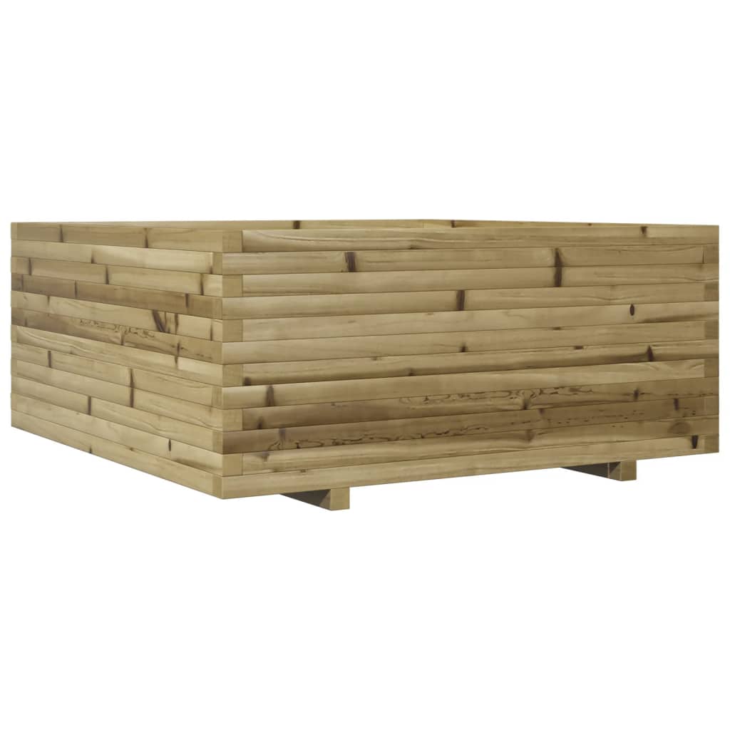 Garden Planter 110x110x49.5 cm Impregnated Wood Pine