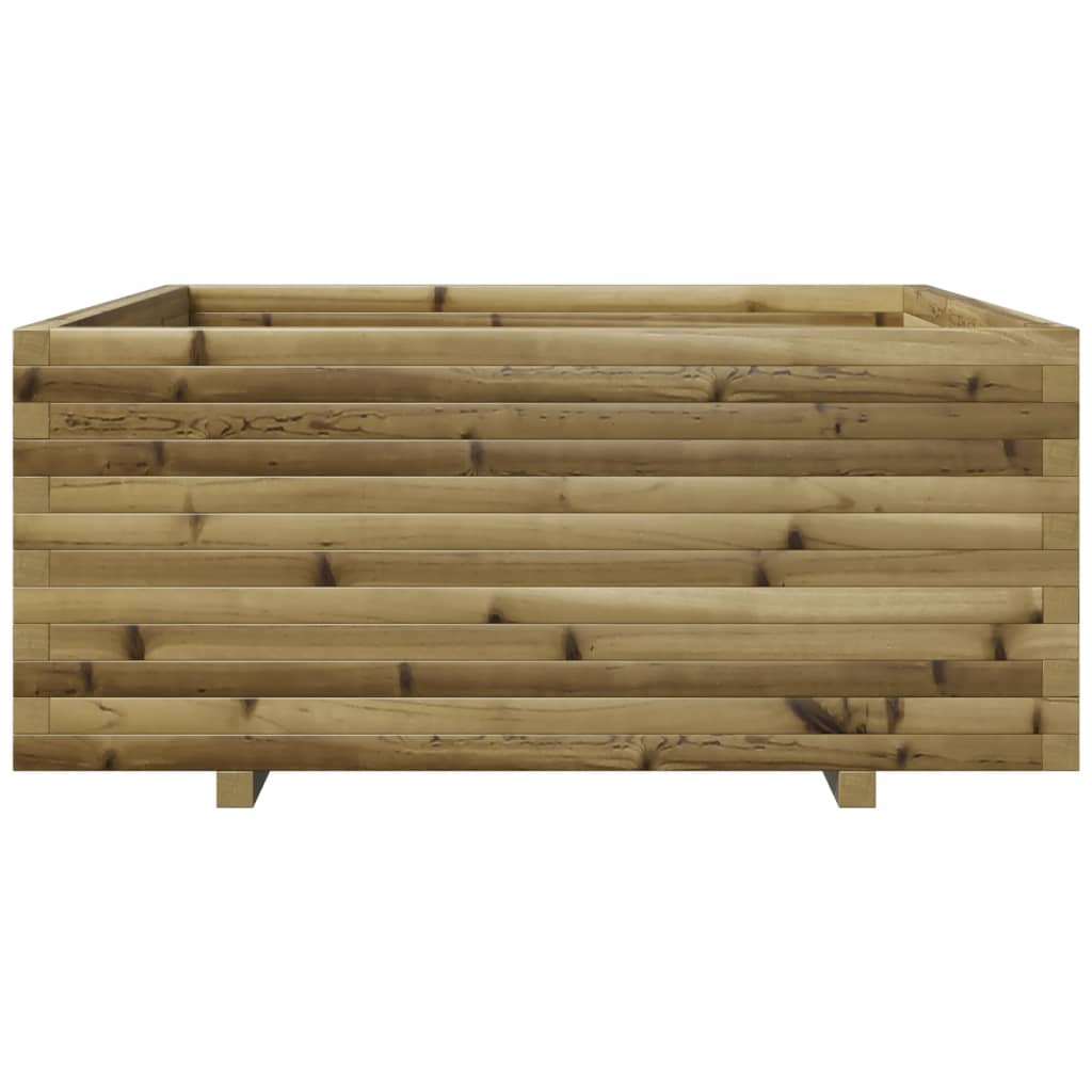 Garden Planter 110x110x49.5 cm Impregnated Wood Pine