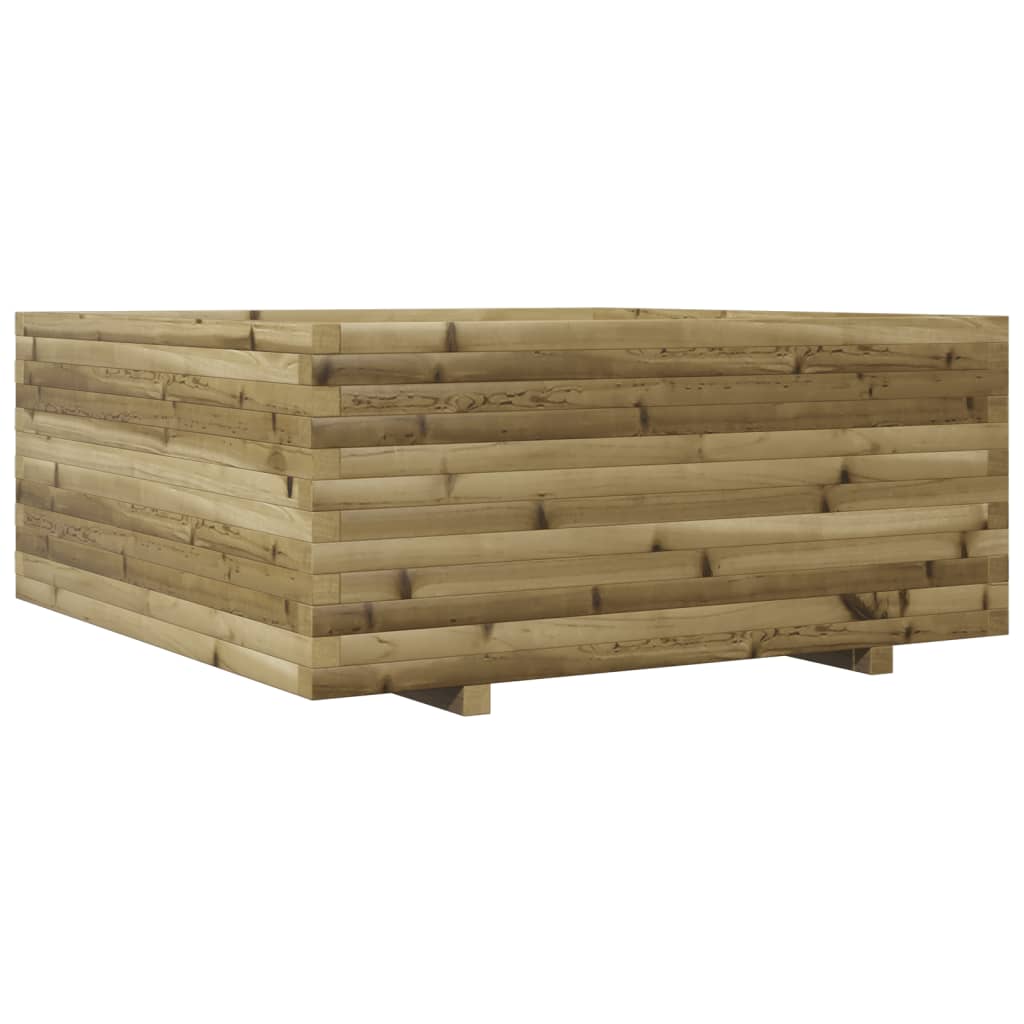 Garden Planter 110x110x49.5 cm Impregnated Wood Pine