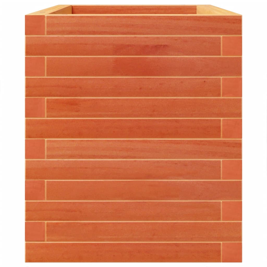 Garden Planter Wax Brown 70x40x49.5 cm Solid Wood Pine