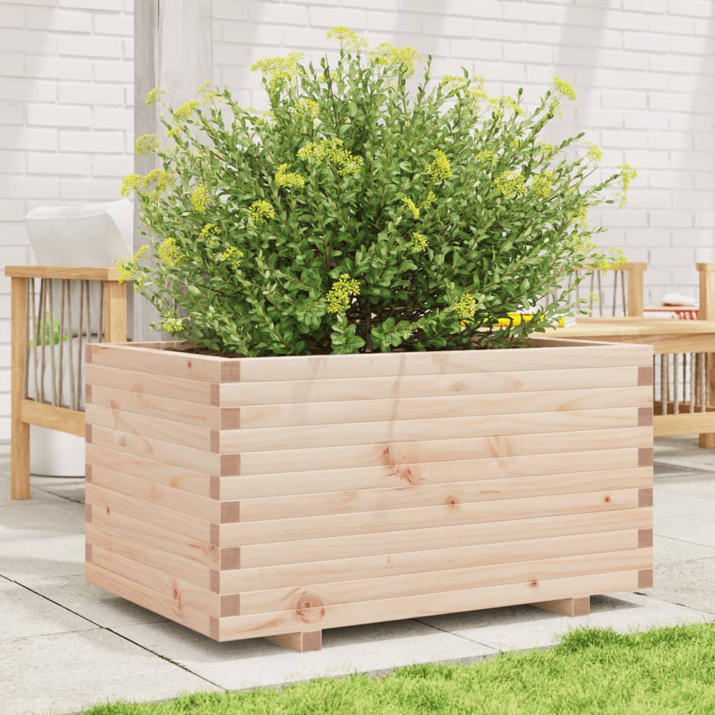 Garden Planter 90x60x49.5 cm Solid Wood Pine